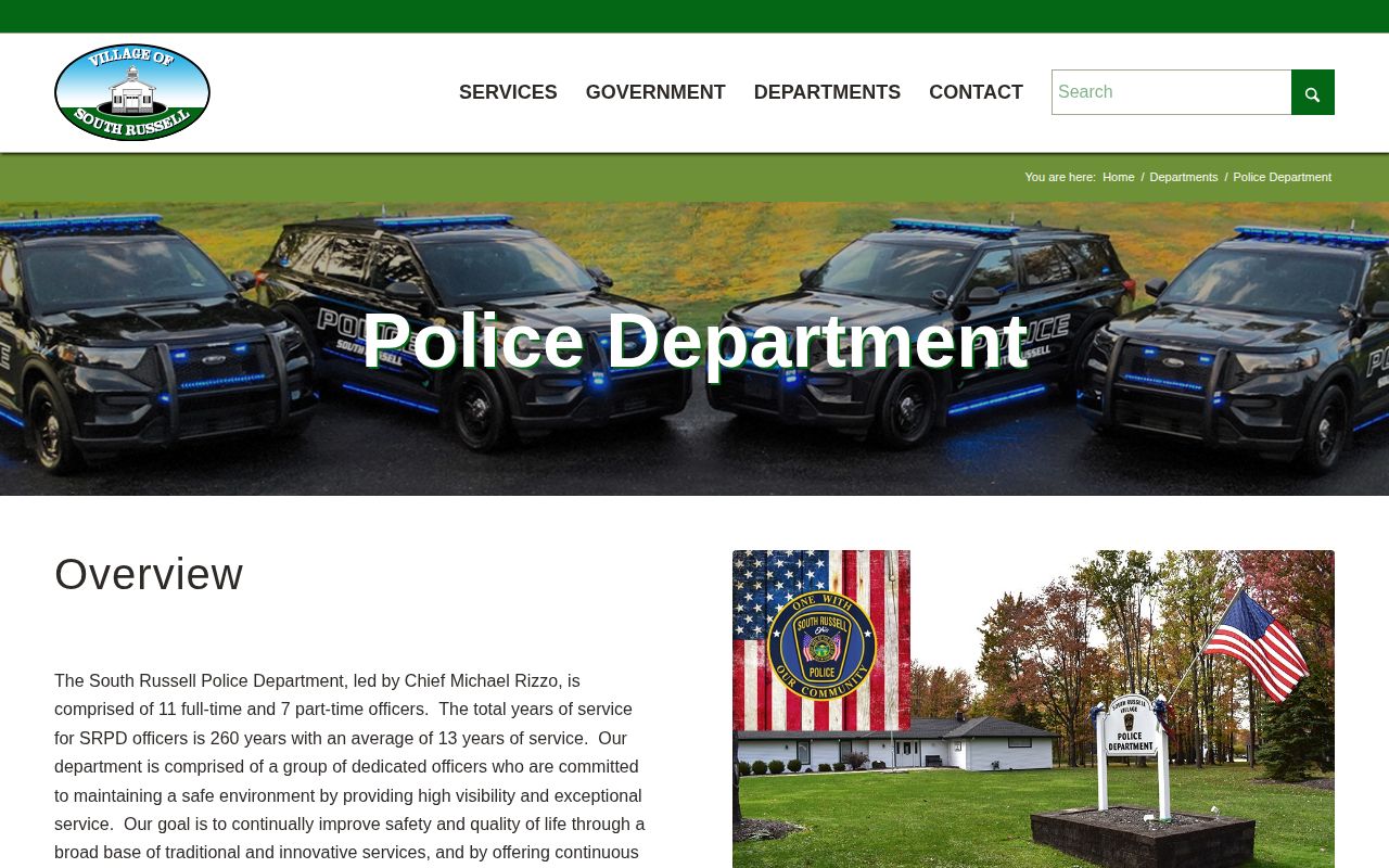 Geauga County South Russell Police arrest record contact source